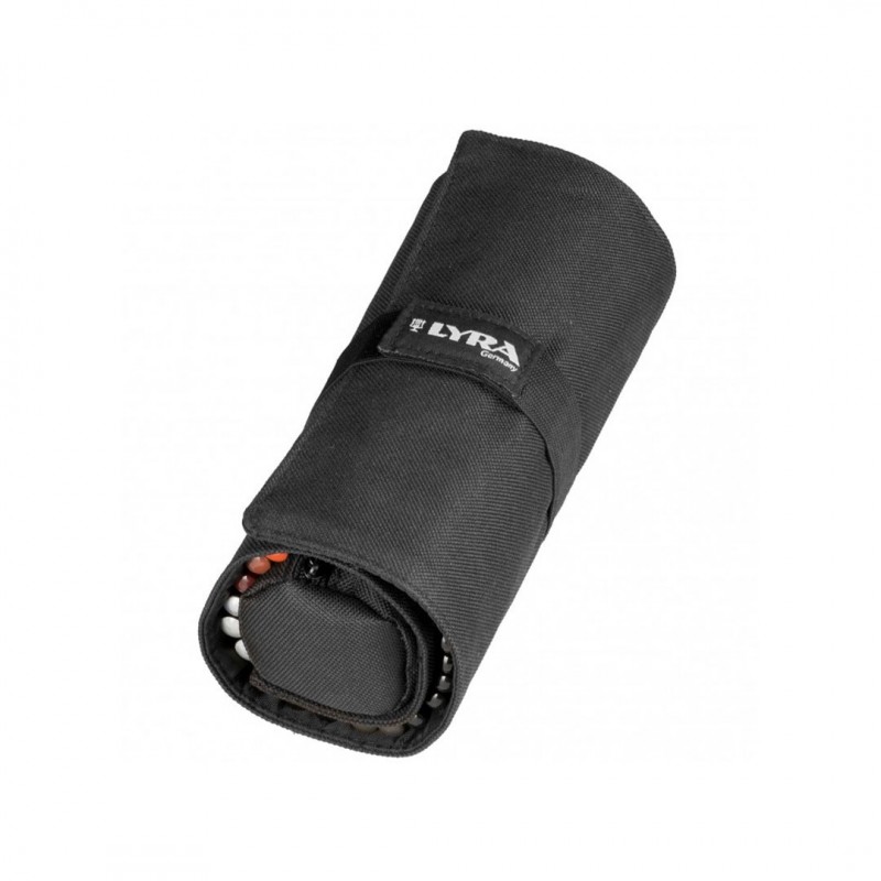 Astuccio Arrotolabile in Tessuto Koh-I-Noor 24 posti + Tombolino ASTUCCI NERO