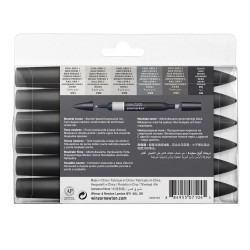 Set pennarelli Promarker Toni Neutri da 6 pz. Winsor & Newton