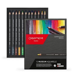 Set di matite da disegno professionali Museum Aquarelle Caran d'Ache  CONFEZIONI 20 pz. - Assortimento Paesaggio