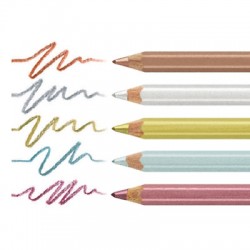 Maxi Matite fluo e metal Caran D'Ache