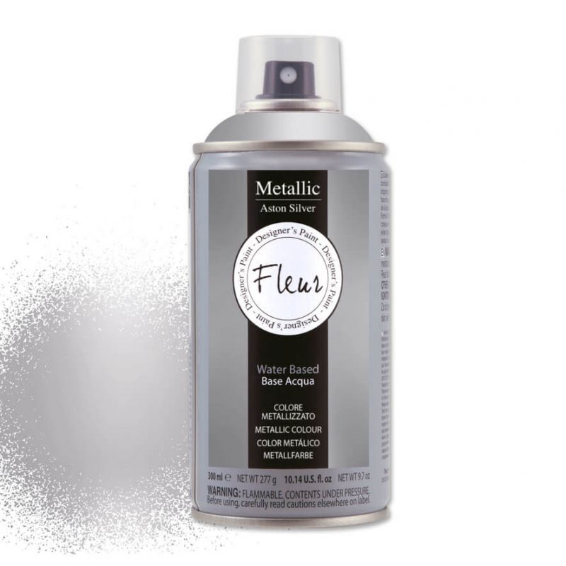 Colori Acrilici Metallizzati Spray Fleur To-Do Fleur, Metal F90 Aston  Silver - 300 ml
