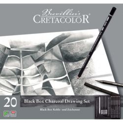 Set Matite da Schizzo Cretacolor Black Box, 20pz.