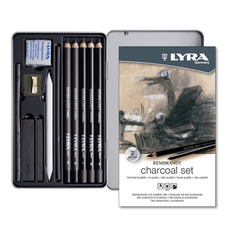 Matite Carboncino Lyra, Set 11 pz.