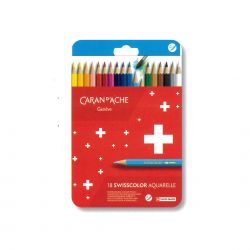 Set Matite da disegno Acquerellabili Swiss Color Caran D'Ache in Cartone