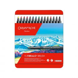 Set Pennarelli Fibralo Brush Caran D'Ache