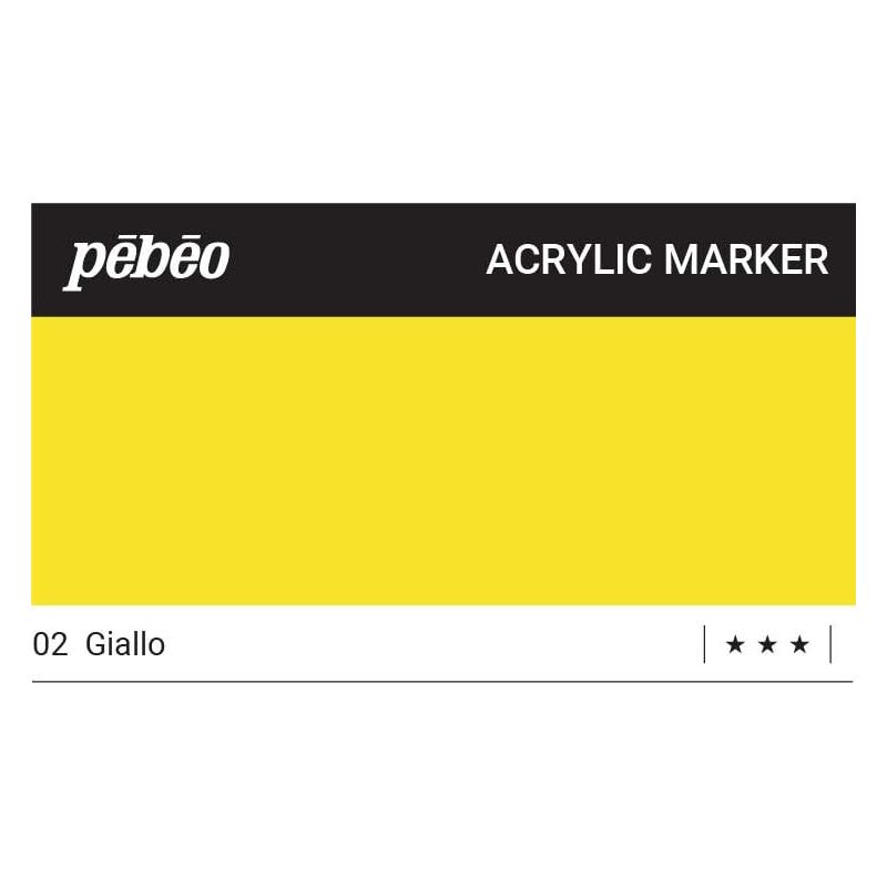 ACRYLIC MARKER CARIOCA - GIALLO 05