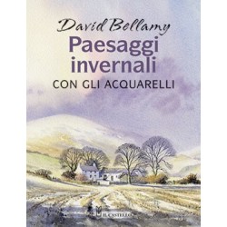 Paesaggi invernali con gli acquerelli