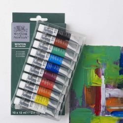 Set Colori a Olio Winsor e Newton Winton, 12ml