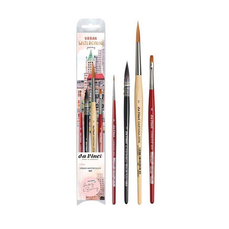 Set Pennelli Acquerello Da Vinci Urban Watercolor, 4pz.