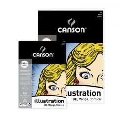 Carta da Disegno Blocco Canson Illustration, 250gr.