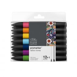 Pennarelli Promarker Winsor&Newton Tattoo Tones, Set 13pz.