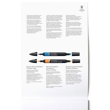 Carta Bleedproof Winsor & Newton Per Marker - 50 Fogli 27.9x35.6cm - Foto 7