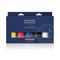 Set Colori Acrilici Lefranc Bourgeois, 5pz. x 80ml.