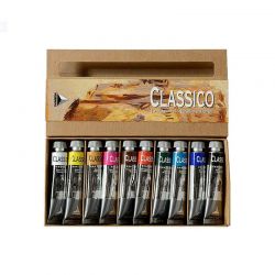 Colori Primari Olio Maimeri Classico, Set 10pz. x 20ml