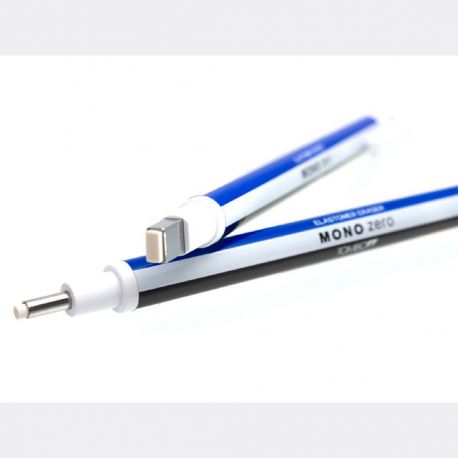 Gomma Punta Rotonda Gomme Cancellabili Tombow Mono Zero Extra Fine - Punta Rotonda 2.3 Mm, Confezione Da 2, Made In Japan Matita Gomma Di Precisione