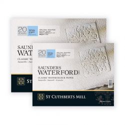 Carta Saunders Waterford per Acquerello GF 20 fogli