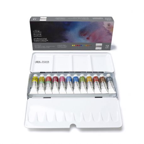 Set Acquerelli Professionali Winsor&Newton 12 tubi 5ml.