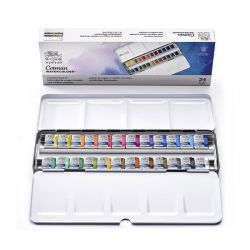 Cotman Set Acquerelli Winsor&Newton 24 ½ godet