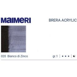 Colori Acrilici Brera Maimeri, 60ml. Maimeri, Brera Acrylic 018 BIANCO DI  TITANIO