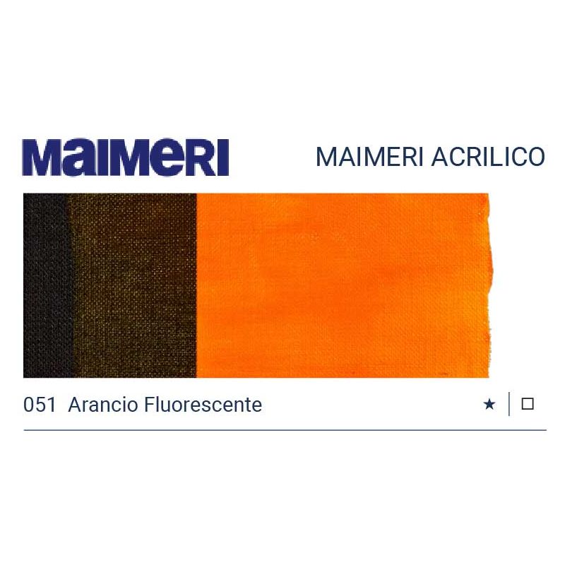 Colore MAIMERI ACRILICO 75ML VERDE FLUORESCENTE per dipingere