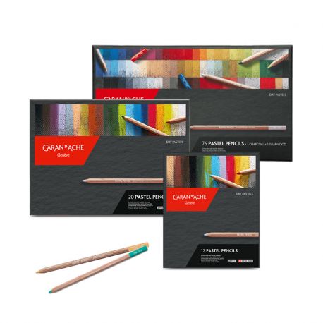 Set Matite da disegno Pastel Pencils Caran D'Ache CONFEZIONI 12 pz.