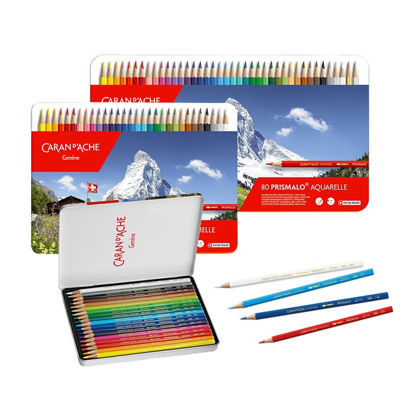 Offerta Scatola 18 Pastelli PRISMALO Acquerellabili Caran D'ache 