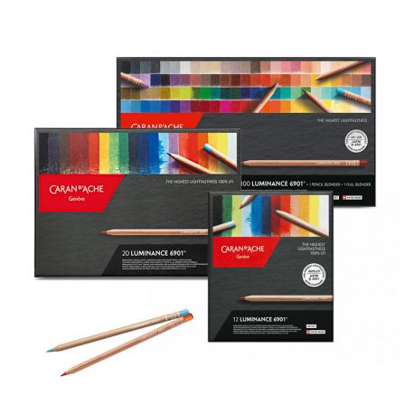 Set Matite da disegno professionali Luminance 6901 Caran D'Ache CONFEZIONI  12 pz.