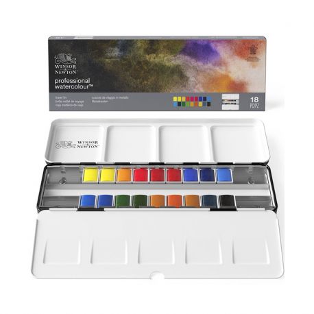 Set Acquerelli Professionali Winsor&Newton 18 ½ godet