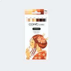 copy of Set di Copic Ciao +  Multiliner, Portrait Pastel Elegance