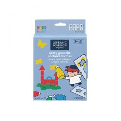 Kit Spoty, Tempera + Stencil Forme