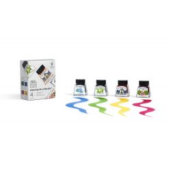 Confezione 4 Inchiostri Vivaci Winsor&Newton