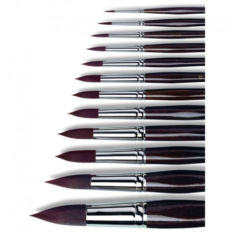 3 Pennelli Harris Artisan Tondi Da 25mm Per Pittura Sintetico Set Fascia