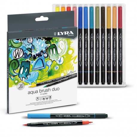 Lyra Set Pennarelli Aquabrush Duo
