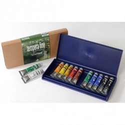 Colori a Tempera Maimeri, Set 12pz. x 20ml