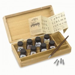 W&N Calligraphy Set, Wooden Box