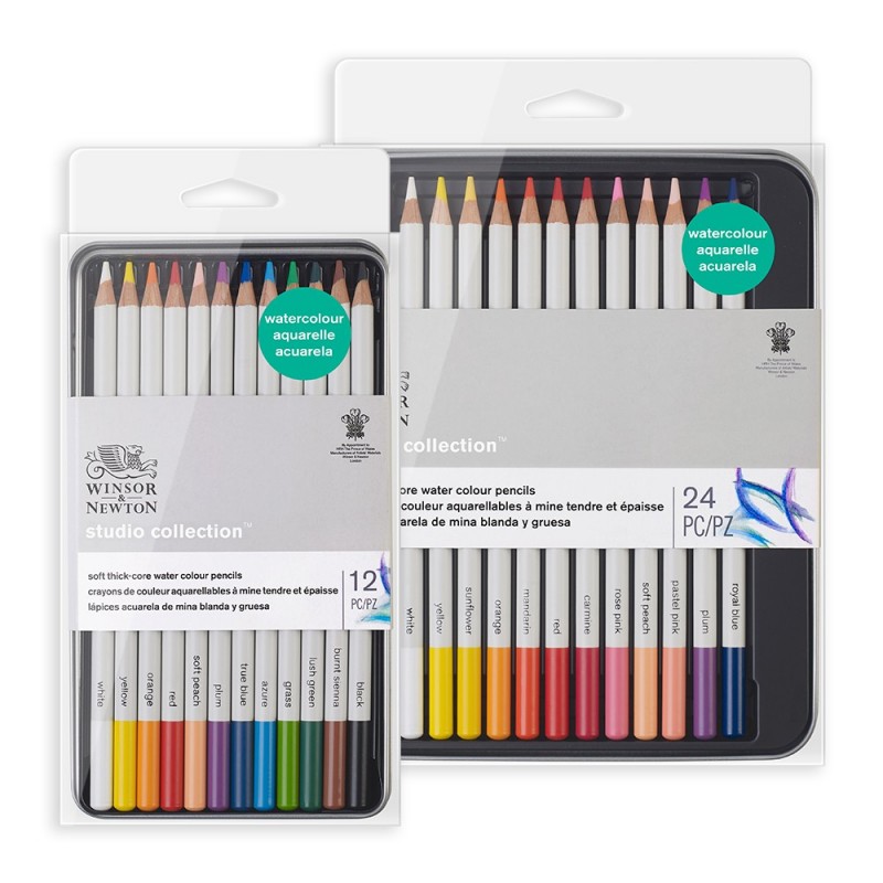 Set Matite Colorate Acquarellabili Winsor&Newton CONFEZIONI 12 pz.