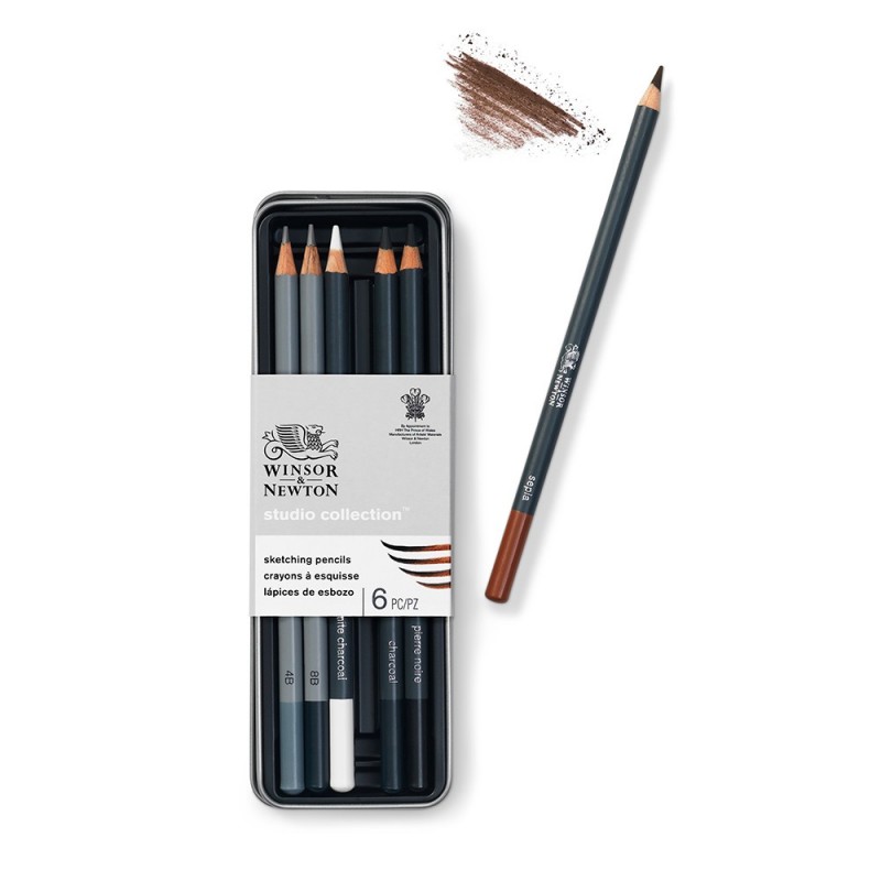 Set di Matite Schizzo da 6 pz. Winsor & Newton