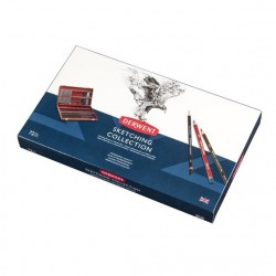 Derwent Sketching, Cofanetto in Legno da 72 pz.