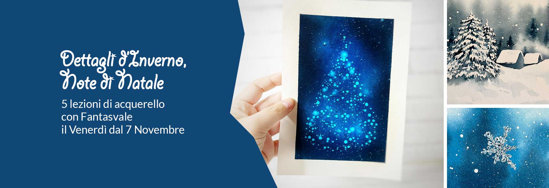 Corso di Acquerello Natalizio con Fantasvale