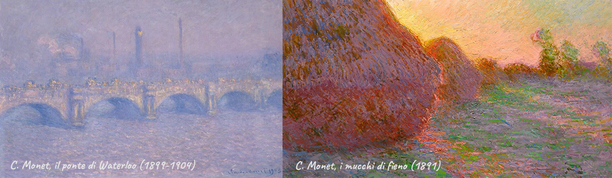 l'uso del viola di Monet