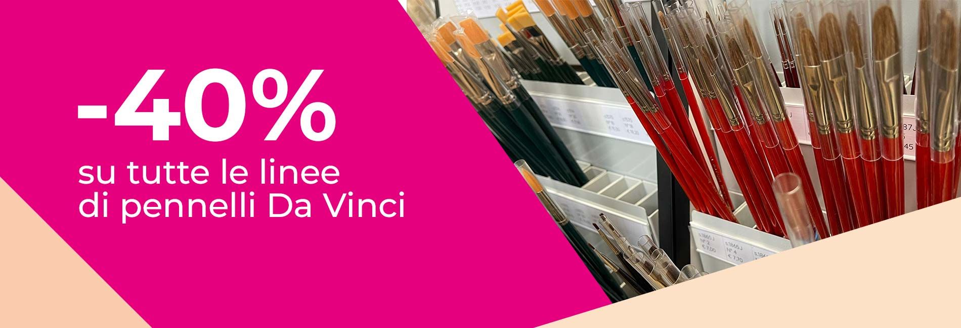Promo Pennelli Da Vinci