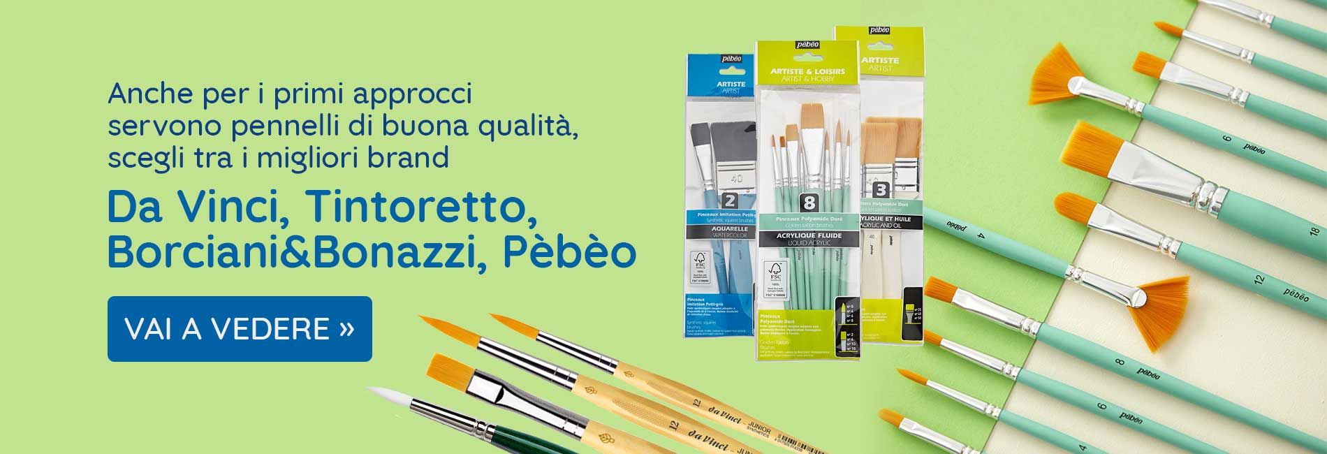 Pennelli per la scuola